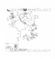 FUEL TANK voor Kawasaki Z300 2015