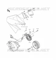GENERATOR voor Kawasaki Z300 2015