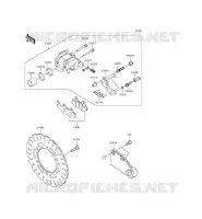 REAR BRAKE voor Kawasaki Z300 2015