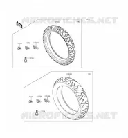 TIRES voor Kawasaki Z300 2015