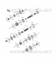 TRANSMISSION voor Kawasaki Z300 2015