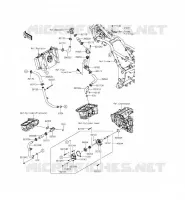 WATER PIPE voor Kawasaki Z300 2015