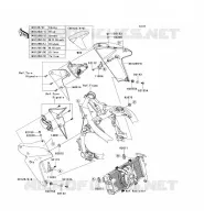 COWLING voor Kawasaki ER-6N 2006