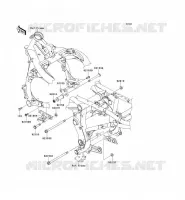 ENGINE MOUNT voor Kawasaki ER-6N 2006