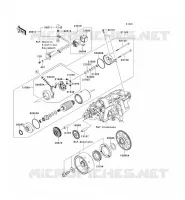 STARTER MOTOR( ER650AE046804) voor Kawasaki ER-6N 2007