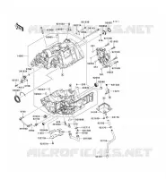 CRANKCASE(S)( ER650AE057323) voor Kawasaki ER-6N 2008