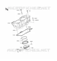 CYLINDER   PISTON  voor Kawasaki ER-6N 2008