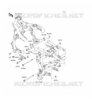 ENGINE MOUNT voor Kawasaki ER-6N 2008