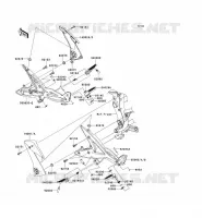 FOOTREST voor Kawasaki ER-6N 2008