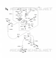 FRONT MASTER CYLINDER voor Kawasaki ER-6N 2008