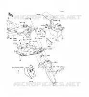 REAR FENDER voor Kawasaki ER-6N 2008
