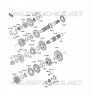 TRANSMISSION voor Kawasaki ER-6N 2008