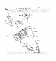 WATER PIPE voor Kawasaki ER-6N 2008