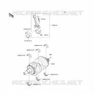 CRANKSHAFT voor Kawasaki ER-6N 2008