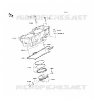 CYLINDER   PISTON  voor Kawasaki ER-6N 2008