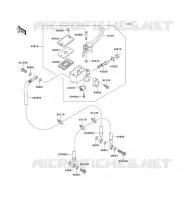 FRONT MASTER CYLINDER voor Kawasaki ER-6N 2008