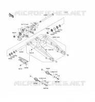 SWINGARM voor Kawasaki ER-6N 2008
