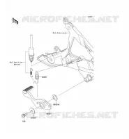 BRAKE PEDAL voor Kawasaki ER-6N 2010