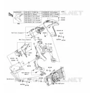 COWLING voor Kawasaki ER-6N 2010