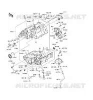 CRANKCASE(S) voor Kawasaki ER-6N 2010