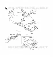 EXHAUST voor Kawasaki ER-6N 2010