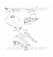 LABELS voor Kawasaki ER-6N 2010
