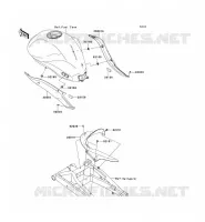 SIDE COVERS   CHAIN COVER voor Kawasaki ER-6N 2010