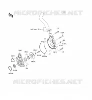 WATER PUMP voor Kawasaki ER-6N 2010