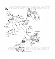 BRAKE PIPE voor Kawasaki ER-6N ABS 2010