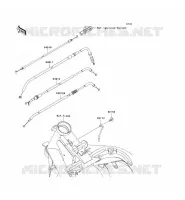 CABLES voor Kawasaki ER-6N ABS 2010
