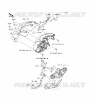 COWLING voor Kawasaki ER-6N ABS 2010