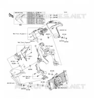 COWLING voor Kawasaki ER-6N ABS 2010