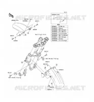 FRONT FENDER voor Kawasaki ER-6N ABS 2010