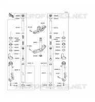 FRONT FORK voor Kawasaki ER-6N ABS 2010
