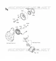 GENERATOR voor Kawasaki ER-6N ABS 2010