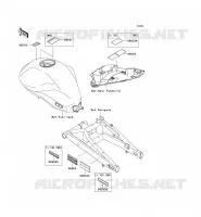 LABELS voor Kawasaki ER-6N ABS 2010