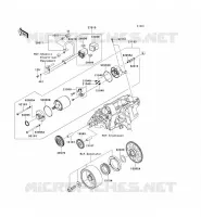 STARTER MOTOR voor Kawasaki ER-6N ABS 2010