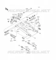 SWINGARM voor Kawasaki ER-6N ABS 2010