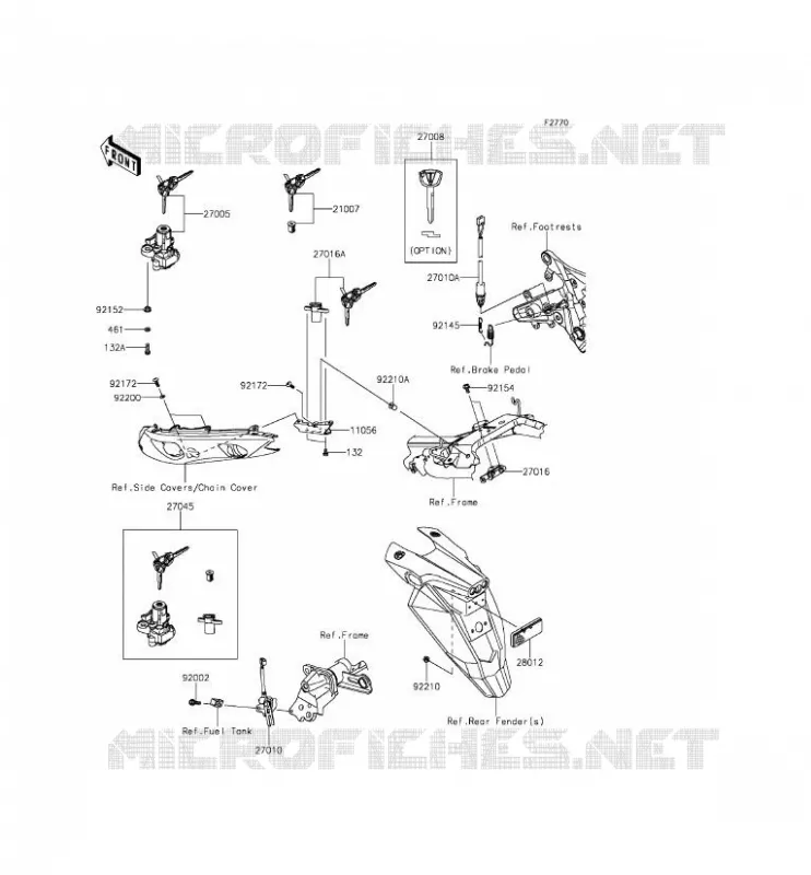 SWITCH Kawasaki MOTOS 650 2012 ER-6N  ER650ECF
