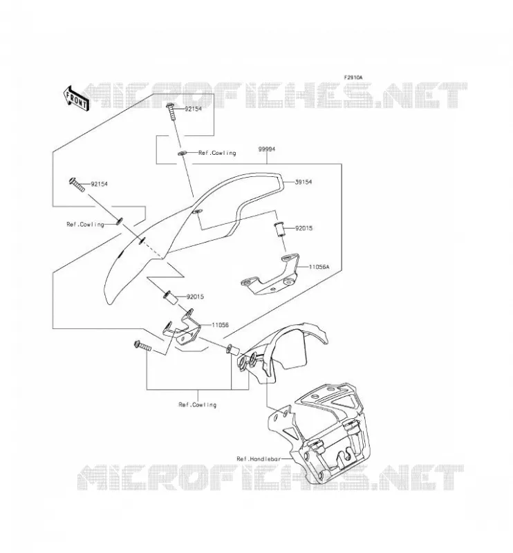 ACCESSORY(Deflector) Kawasaki MOTOS 650 2012 ER-6N  ER650ECF