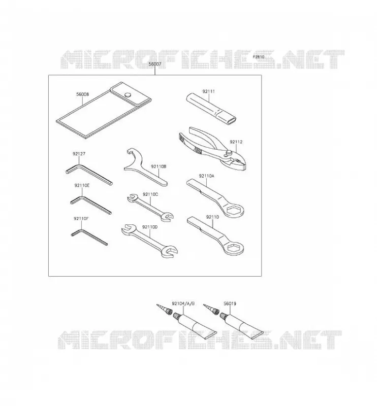 TOOL Kawasaki MOTOS 650 2012 ER-6N  ER650ECF