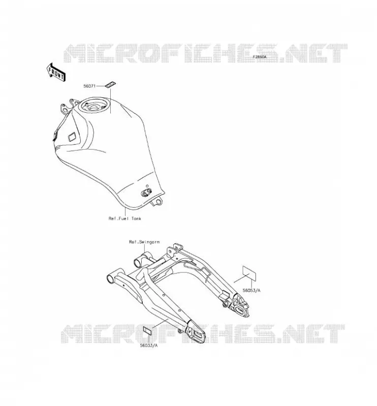 LABELS Kawasaki MOTOS 650 2013 ER-6N  ER650EDS