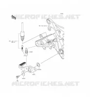 BRAKE PEDAL voor Kawasaki ER-6N ABS 2015