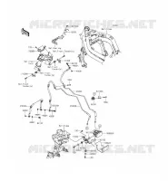 BRAKE PIPE voor Kawasaki ER-6N ABS 2015