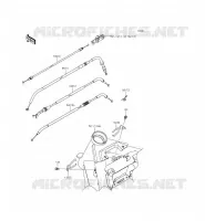 CABLES voor Kawasaki ER-6N ABS 2015
