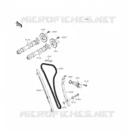 CAMSHAFT   TENSIONER voor Kawasaki ER-6N ABS 2015