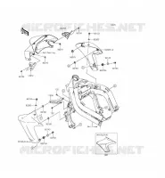 COWLING voor Kawasaki ER-6N ABS 2015