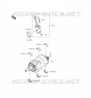 CRANKSHAFT voor Kawasaki ER-6N ABS 2015