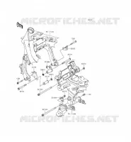 ENGINE MOUNT voor Kawasaki ER-6N ABS 2015