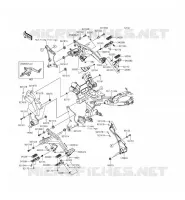 FOOTREST voor Kawasaki ER-6N ABS 2015